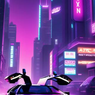 Delorean iPhone wallpaper