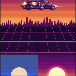 iPhone 80s wallpaper