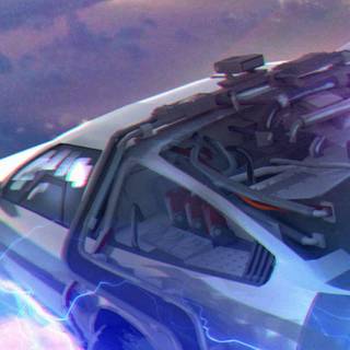Delorean iPhone wallpaper