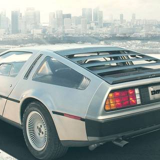Delorean iPhone wallpaper