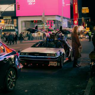 Delorean iPhone wallpaper