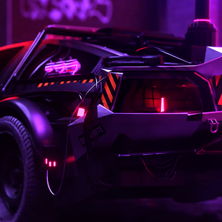 Delorean iPhone wallpaper