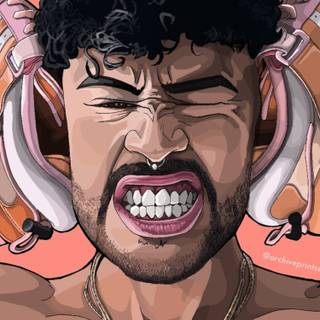 Bad Bunny phone wallpaper