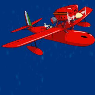 Porco Rosso iPhone wallpaper