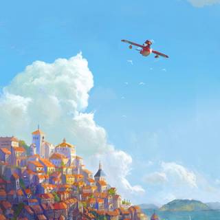 Porco Rosso iPhone wallpaper