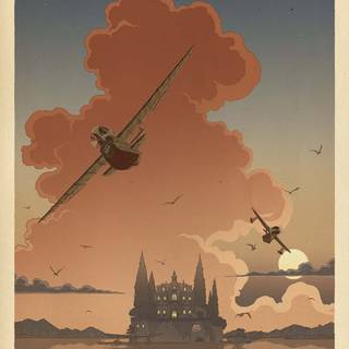 Porco Rosso iPhone wallpaper