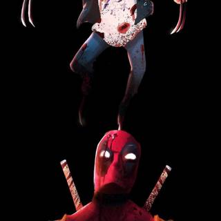 Deadpool and Wolverine phone wallpaper