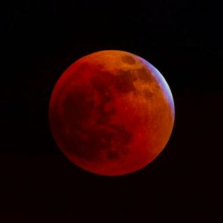 Red moon phone wallpaper