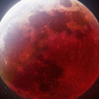 Red moon phone wallpaper