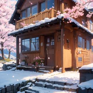 Cabin iPhone wallpaper