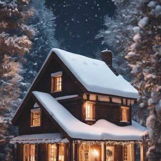 Cabin iPhone wallpaper