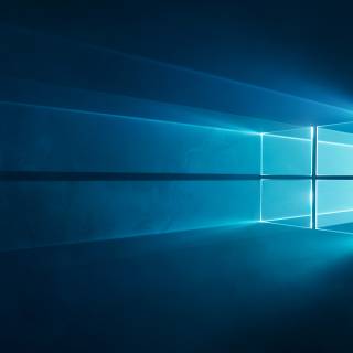 Blue plain Microsoft Windows wallpaper