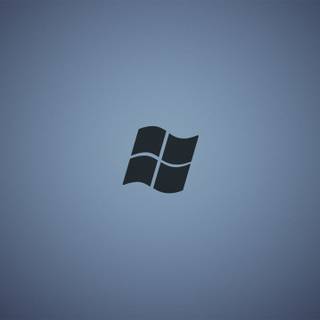 Blue plain Microsoft Windows wallpaper