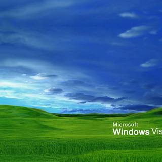 Blue plain Microsoft Windows wallpaper