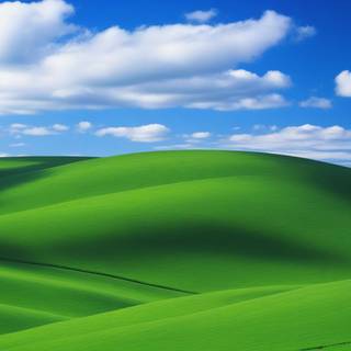 Blue plain Microsoft Windows wallpaper