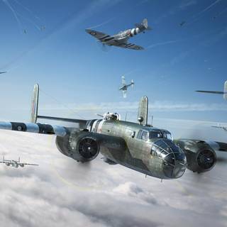 North American B-25 Mitchell bomber wallpaper
