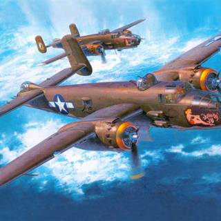 North American B-25 Mitchell bomber wallpaper