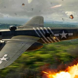 North American B-25 Mitchell bomber wallpaper