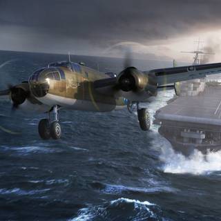 North American B-25 Mitchell bomber wallpaper
