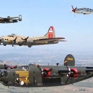 North American B-25 Mitchell bomber wallpaper