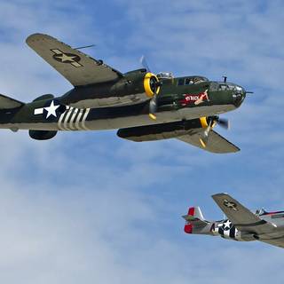 North American B-25 Mitchell bomber wallpaper