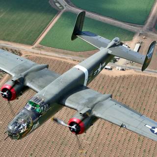 North American B-25 Mitchell bomber wallpaper