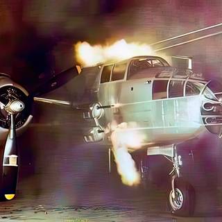 North American B-25 Mitchell bomber wallpaper