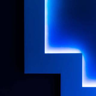 Blue aesthetic led wallpaper