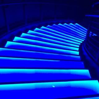 Blue aesthetic led wallpaper