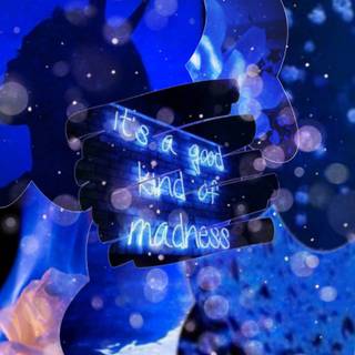 Blue aesthetic led wallpaper