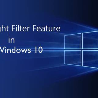 Windows 10 blue light wallpaper