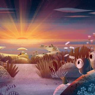 Puffin Rock wallpaper