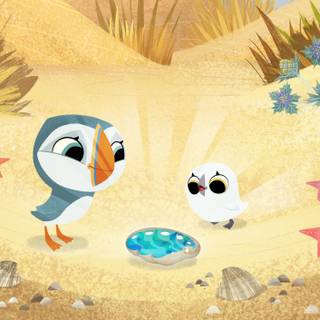 Puffin Rock wallpaper