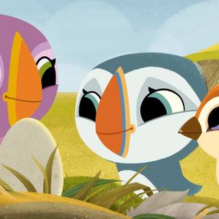 Puffin Rock wallpaper