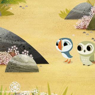 Puffin Rock wallpaper