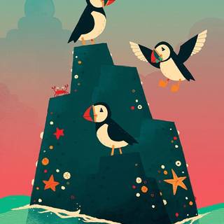 Puffin Rock wallpaper