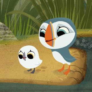 Puffin Rock wallpaper