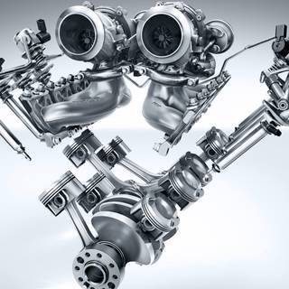 AMG engine wallpaper