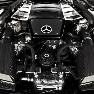 AMG engine wallpaper