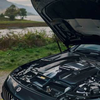 AMG engine wallpaper