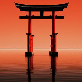 Japanese Torii Gate wallpaper