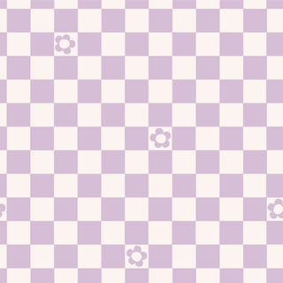 Purple checkered wallpaper