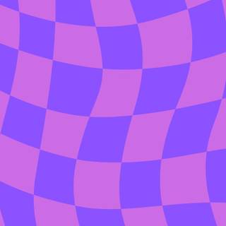 Purple checkered wallpaper