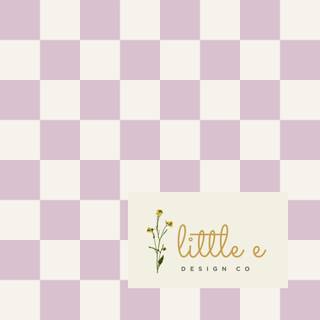 Purple checkered wallpaper