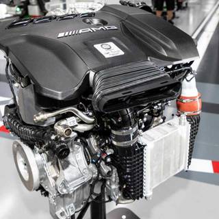 AMG engine wallpaper