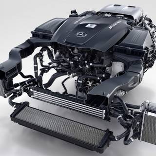 AMG engine wallpaper