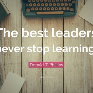 Never Stop Learning wallpaper