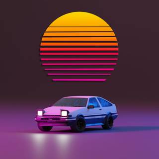 Initial D AE86 wallpaper