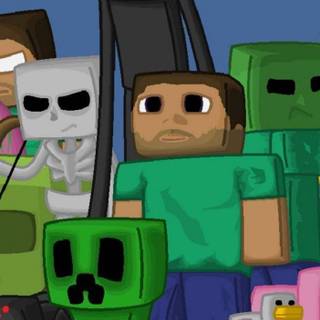 Minecraft iPad wallpaper