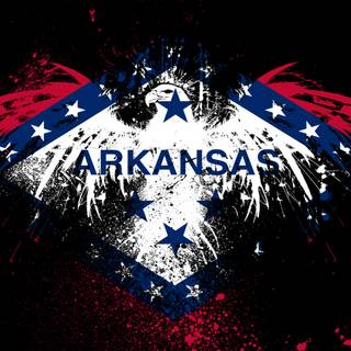 Arkansas flag wallpaper